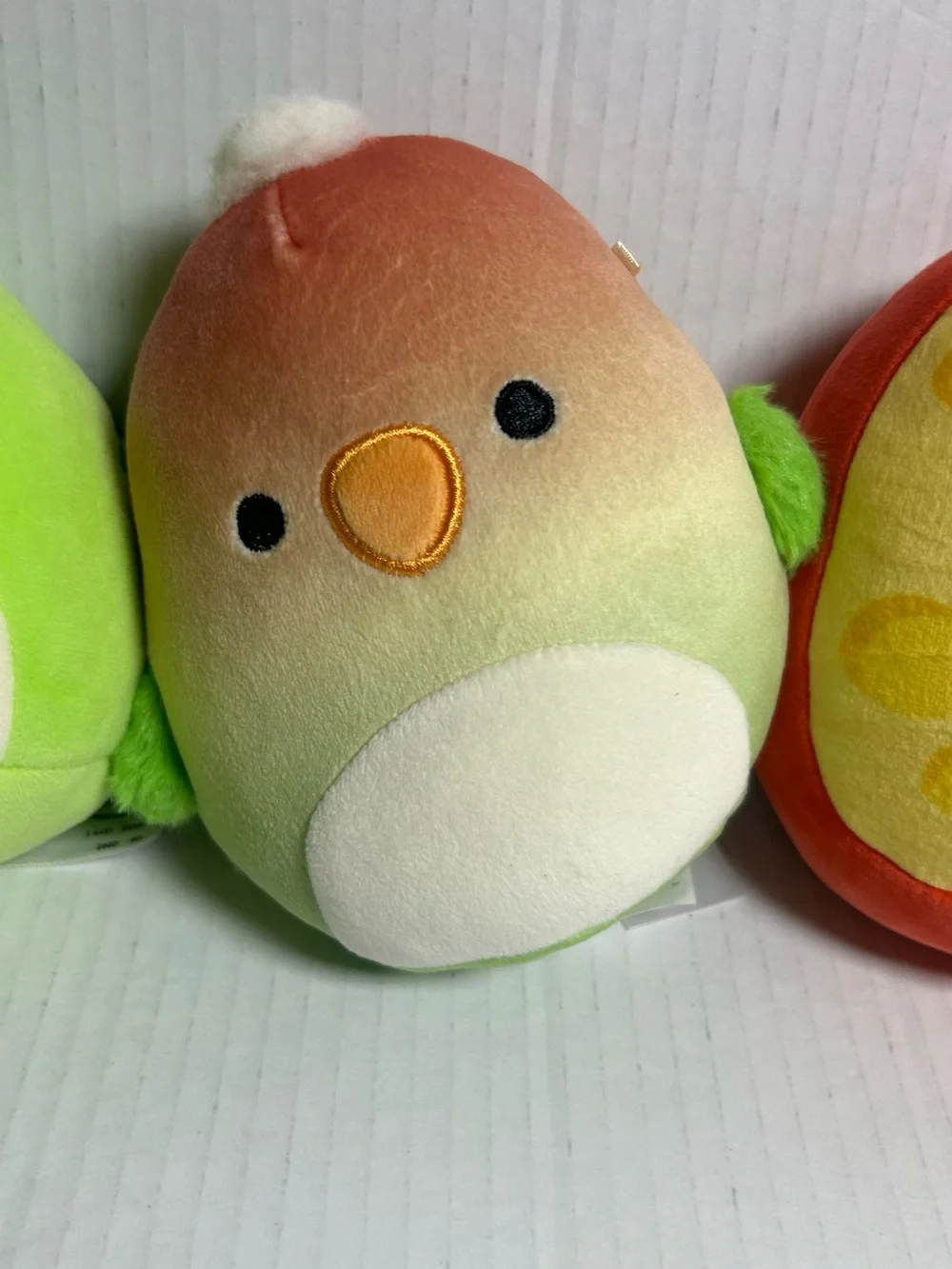 Squishmallow stuffed animals by Kellytoy. Set of three